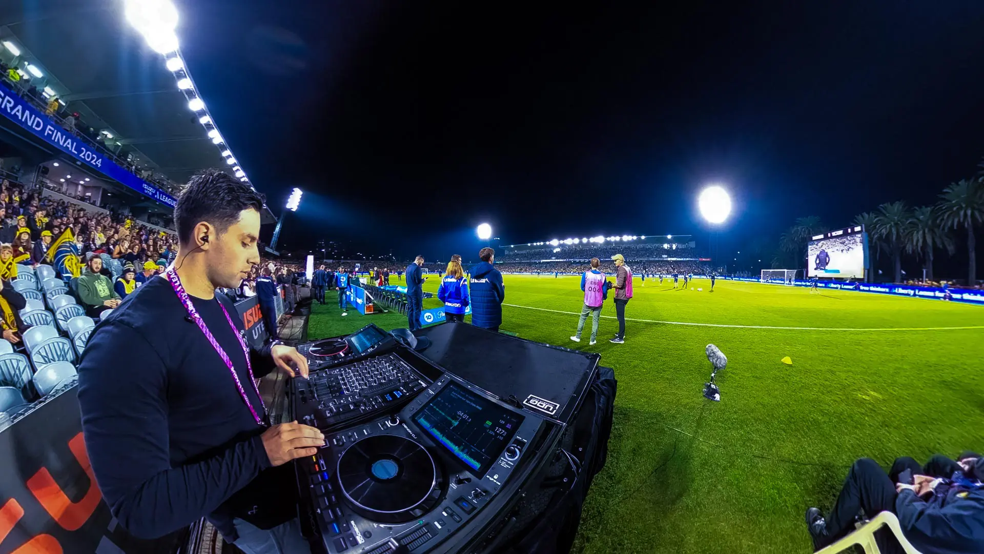 DJ Bass Sick A-League Grand Final Central Coast Stadium