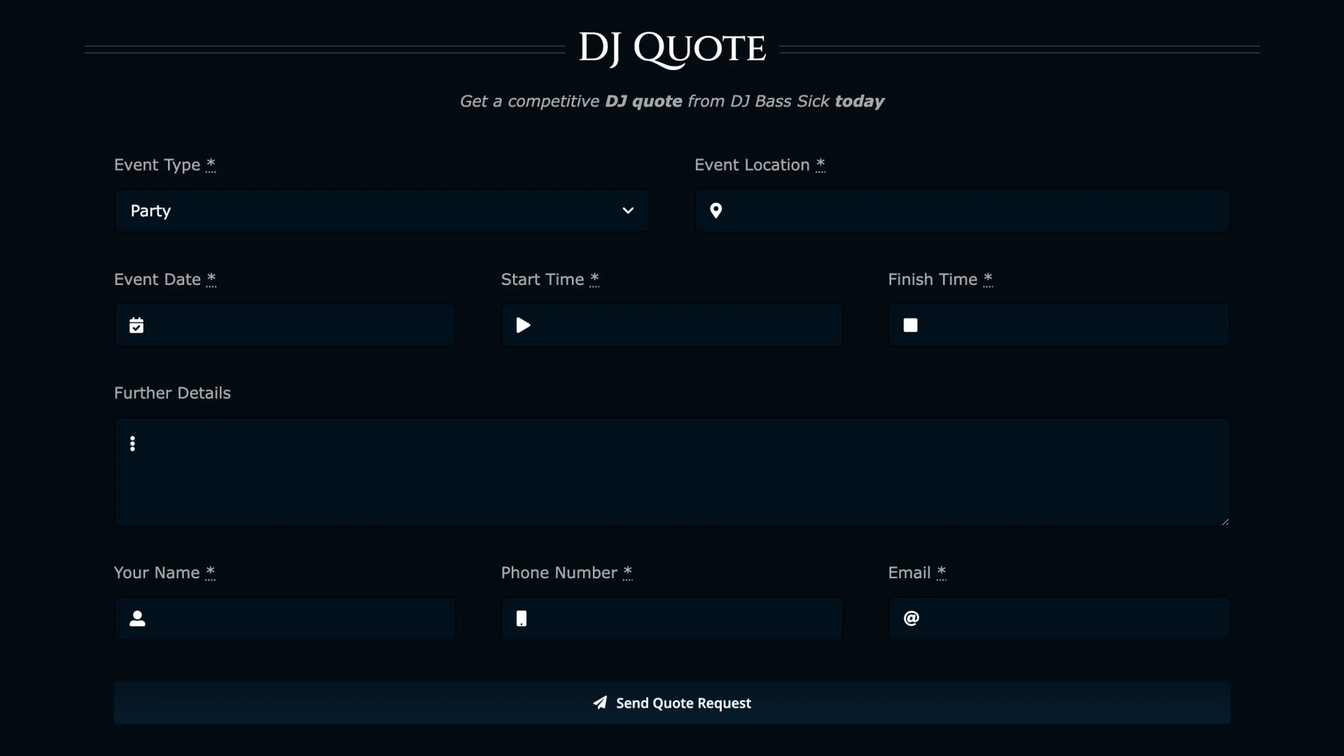DJ Quote Process